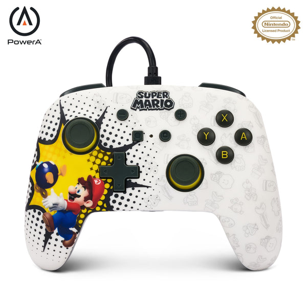 Enhanced Wired Controller for Nintendo Switch - Bob-omb Blast