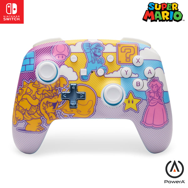 Enhanced Wireless Controller for Nintendo Switch- Mushroom Kingdom Pop Art