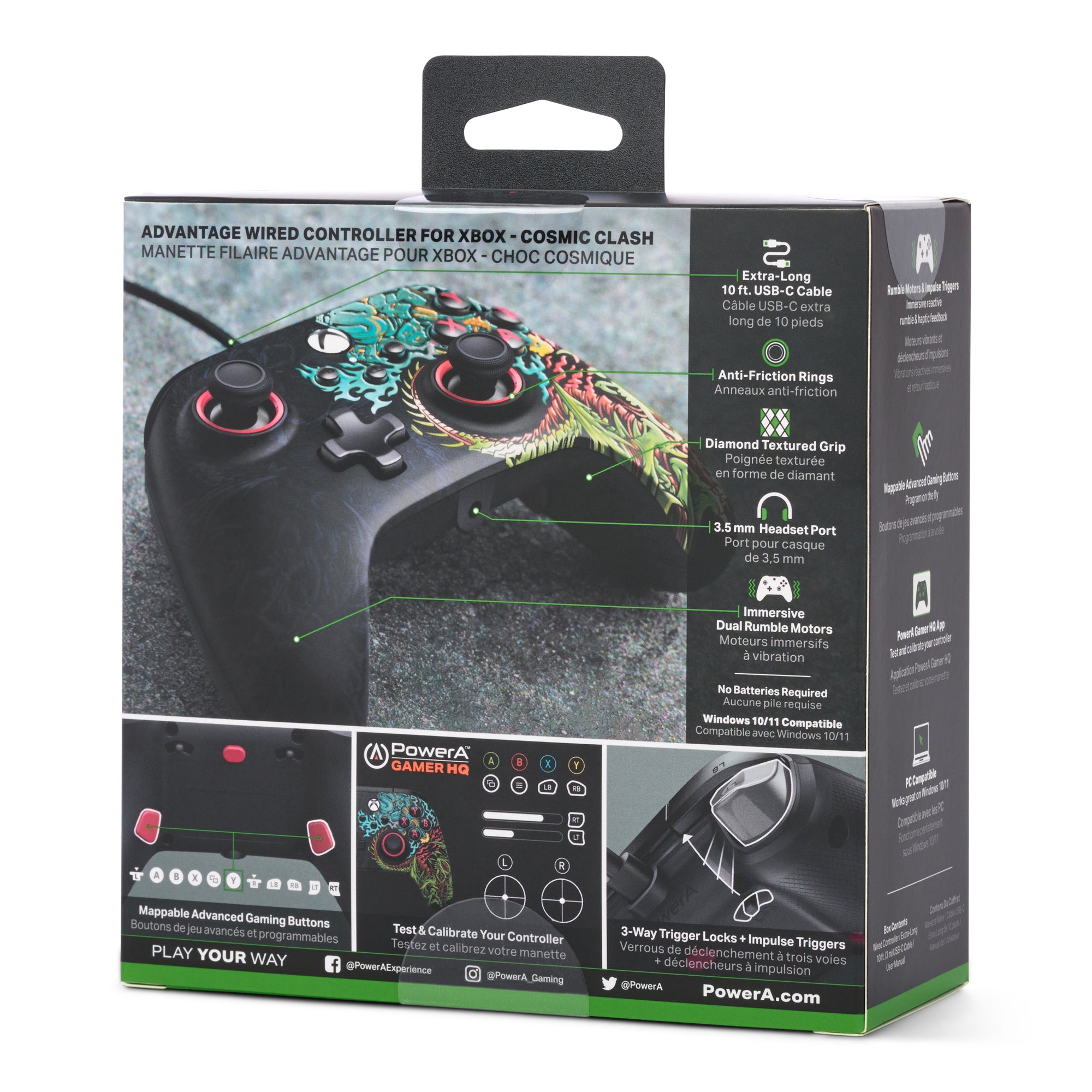 Advantage Wired Controller For Xbox Series X S Cosmic Clash Powera